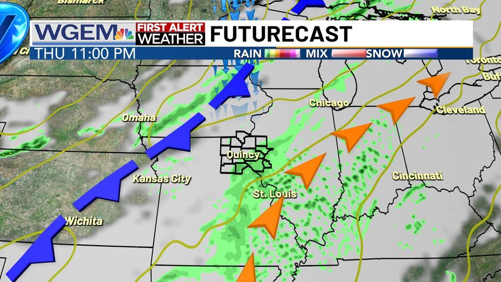 Here comes the cold air